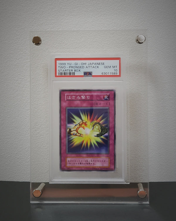 1999 YU-GI-Oh! Japanese Starter Box Two-Pronged Attack PSA