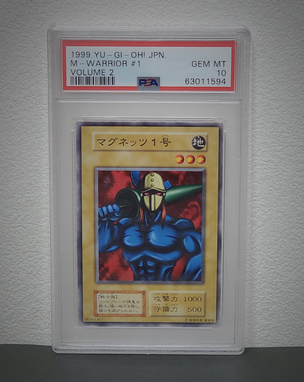 1999 YU-GI-Oh! Japanese Volume 2 M-Warrior #1 PSA