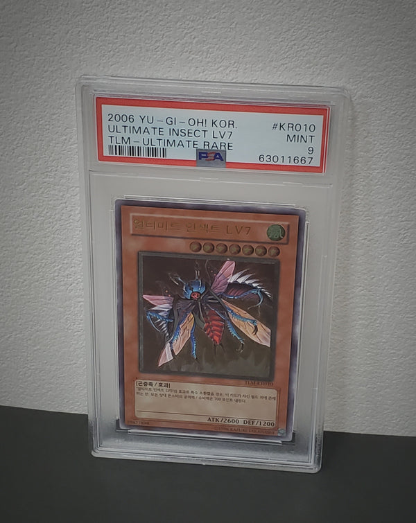 2006 YU-GI-Oh! Korean the Lost Millennium KR010 Ultimate Insect LV7 Ultimate Rare PSA