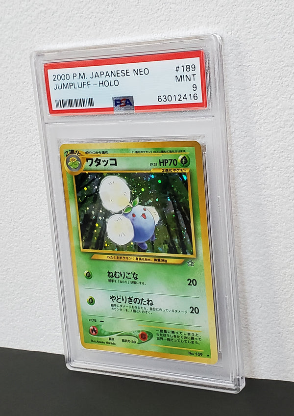 2000 Pokemon Japanese Neo 189 Jumpluff-Holo PSA