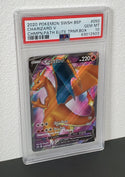 2020 Pokemon Swsh Black Star Promo 050 Charizard V Champion's Path Elite Trainer Box PSA