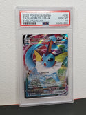 2021 Pokemon Sword & Shield Evolving Skies 030 Full Art/Vaporeon Vmax PSA