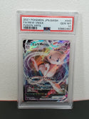 2021 Pokemon Japanese Sword & Shield Fusion Arts 040 Full Art/Mew Vmax PSA