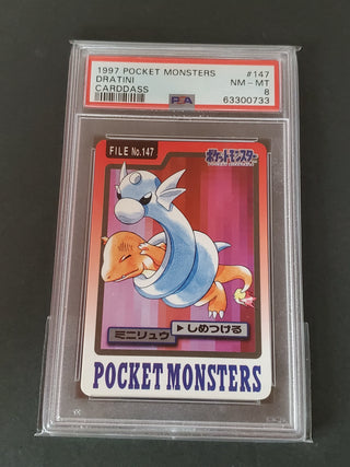 1997 Pocket Monsters Carddass 147 Dratini PSA
