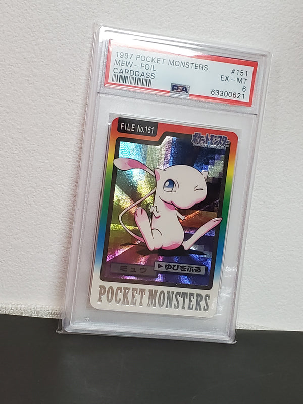 1997 Pocket Monsters Carddass 151 Mew-Foil PSA