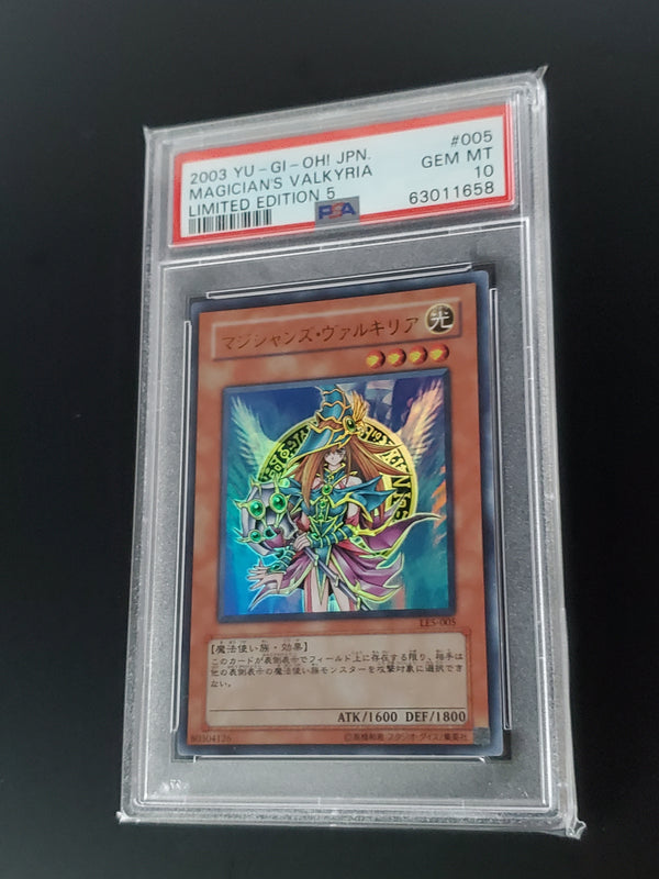 2003 YU-GI-Oh! Japanese Limited Edition 5 005 Magician's Valkyria PSA