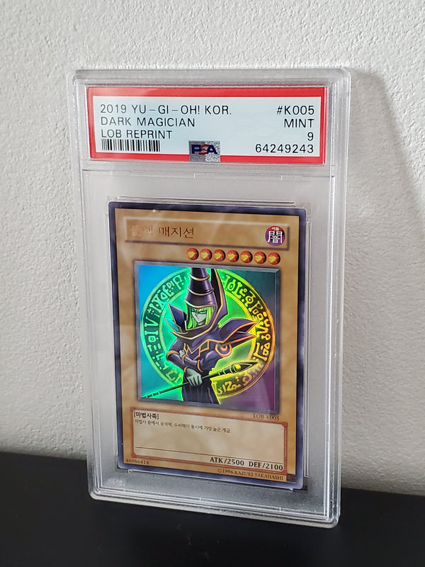2019 YU-GI-Oh! Korean Legend of Blue Eyes White Dragon Reprint K005 Dark Magician PSA