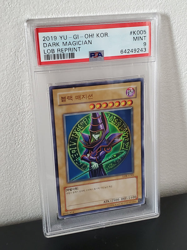 2019 YU-GI-Oh! Korean Legend of Blue Eyes White Dragon Reprint K005 Dark Magician PSA