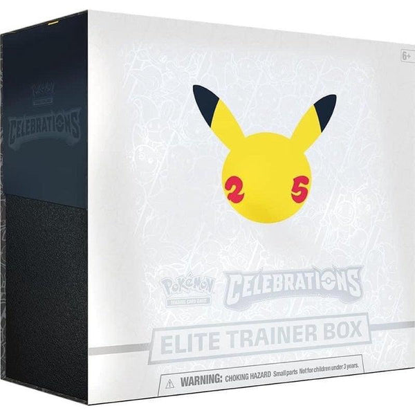 Pokemon 25th ANNIVERSARY Celebrations Elite Trainer Box | Grated ...