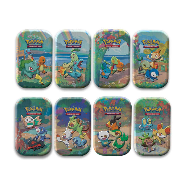 Pokemon Card Game 25th anniversary celebrations mini tins | Grated